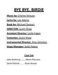 BYE BYE, BIRDIE