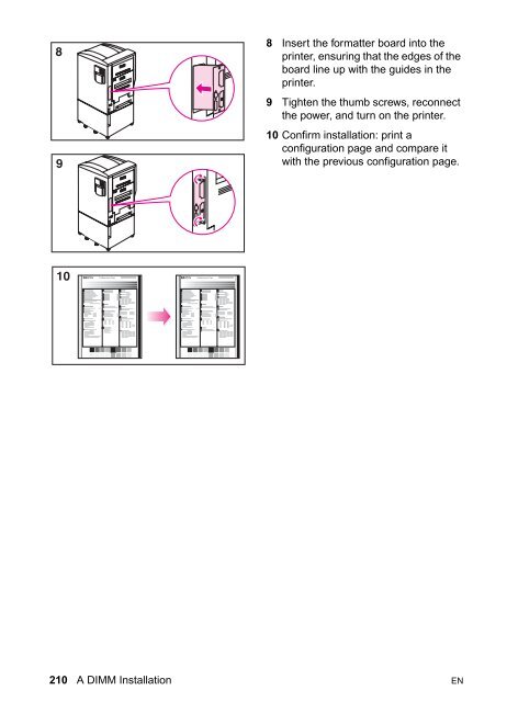 8550, 8550N, 8550DN, 8550GN, 8550MFP Printer