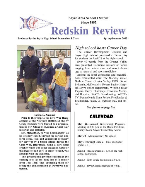 2005 Spring Summer.pub - Sayre Area School District