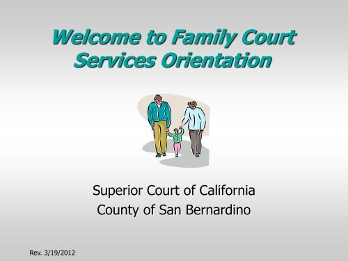 Online Orientation - San Bernardino Superior Court