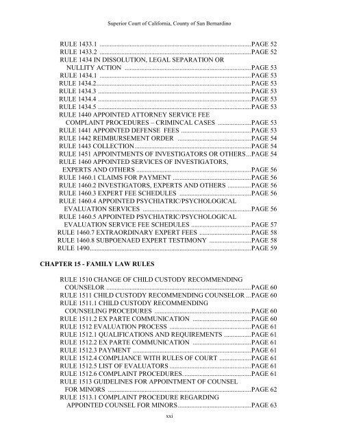 CHAPTER 3 - San Bernardino Superior Court