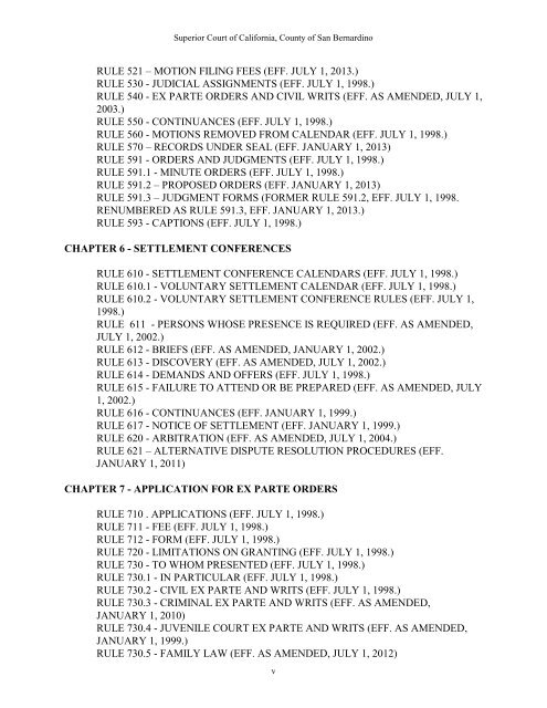 CHAPTER 3 - San Bernardino Superior Court