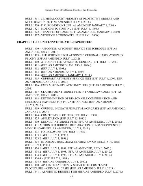 CHAPTER 3 - San Bernardino Superior Court