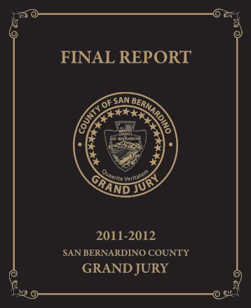 FINAL REPORT - San Bernardino Superior Court