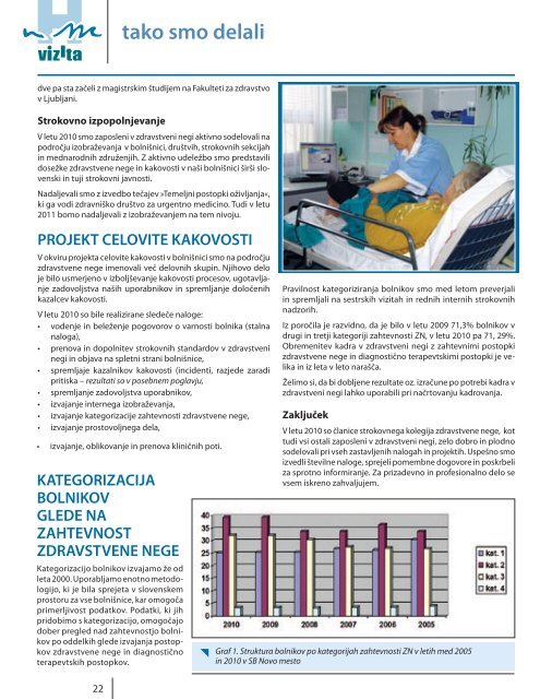 Glasilo Vizita - Ã…Â¡t. 52 - SploÃ…Â¡na bolniÃ…Â¡nica Novo mesto