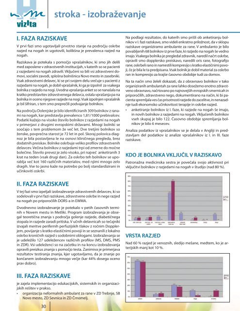 Glasilo Vizita - Ã…Â¡t. 52 - SploÃ…Â¡na bolniÃ…Â¡nica Novo mesto