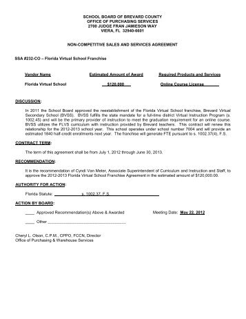SSA 1232CO Florida Virtual School Agenda Item with Agreement.pdf