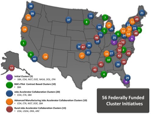 Download the map-SBA Supports 56 Federally Funded Cluster ...
