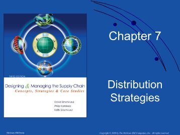 Chapter 7. Distribution Strategies