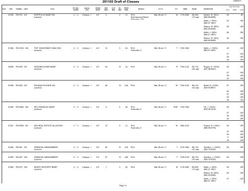 BI Query Report - Scheduling - Term Draft w Subj prompt