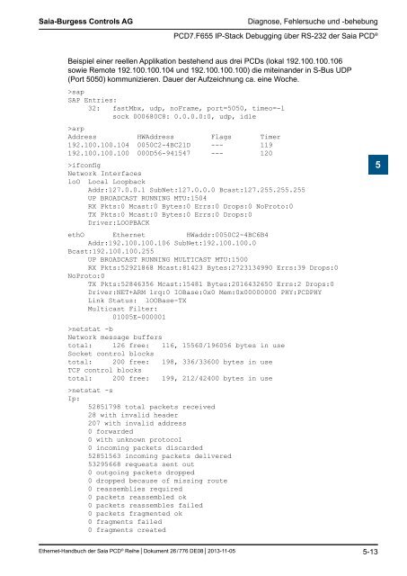 Ethernet fÃ¼r die Saia PCDÂ® Serie - SBC-support