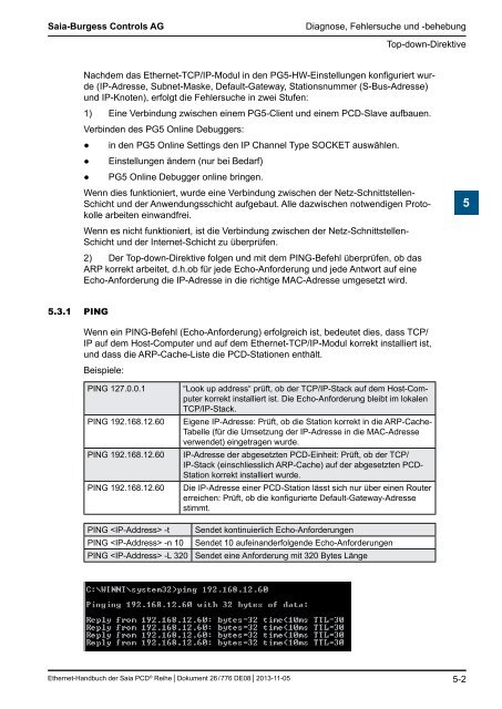 Ethernet fÃ¼r die Saia PCDÂ® Serie - SBC-support