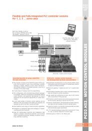 PCD2.H32.. MOTION CONTROL MODULES - SBC-support