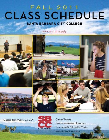 fall 2011 schedule for download and print - Santa Barbara City ...