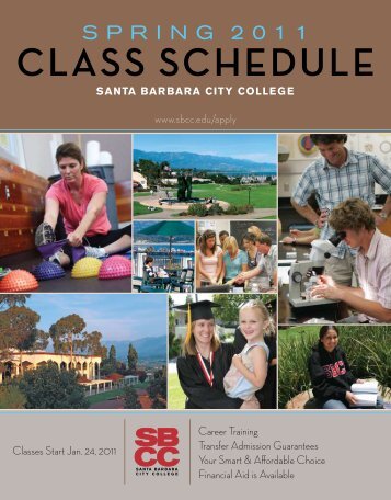 spring 2011 schedule for download and print - Santa Barbara City ...