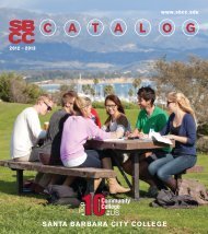 View entire 2012-2013 Catalog - Santa Barbara City College