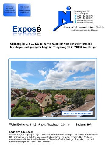 Unser Muster Expose Wohnung