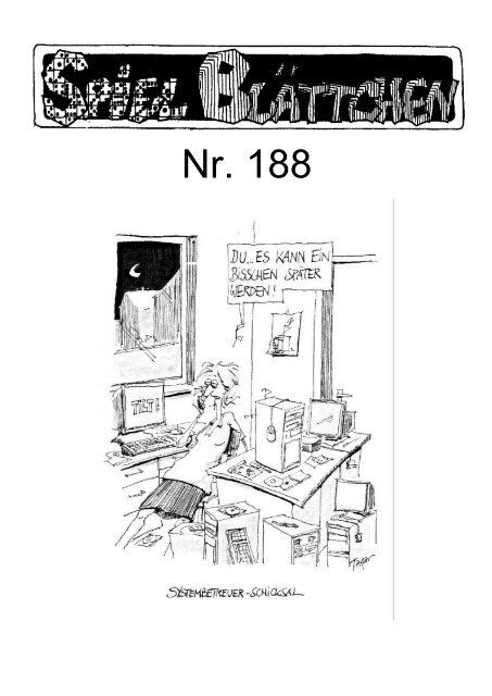 Nr. 188 - SBchen