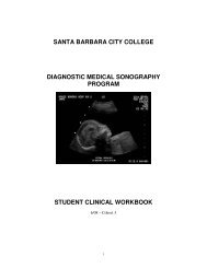 santa barbara city college diagnostic medical sonography program