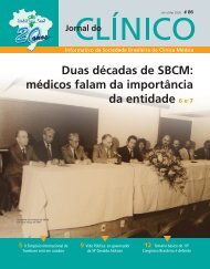 Duas dÃƒÂ©cadas de SBCM - Sociedade Brasileira de ClÃƒÂ­nica MÃƒÂ©dica