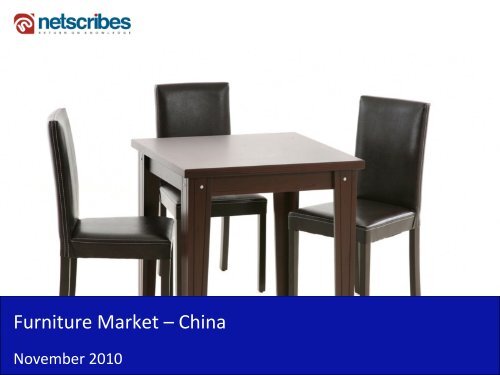 Furniture Market in China 2010 - Sample