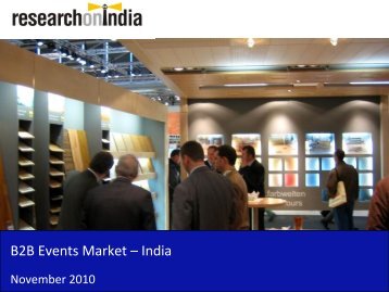 B2B Events Market in India 2010 - Sample