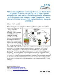 JSB Market Research - Optical Imaging Market Technology Trends And Applications