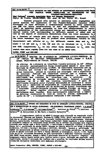 FÍSICA DA MATÉRIA CONDENSADA - Sociedade Brasileira de Física