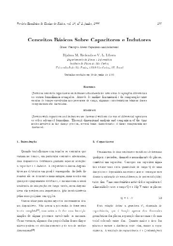 Conceitos bÃƒÂ¡sicos sobre capacitores e indutores - Fisica.net