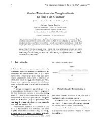 Ondas Estacionárias Longitudinais no Tubo de Chamas