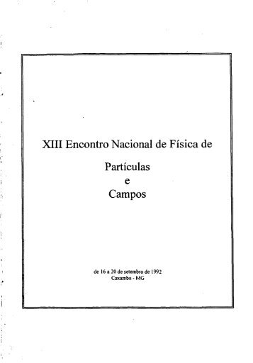 XIII Encontro Nacional de FÃƒÂ­sica de PartÃƒÂ­culas e Campos.pdf