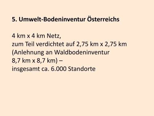 Fortsetzung: Geschichte der Erhebung von Bodendaten in ÃƒÂ–sterreich