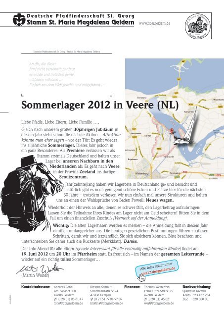 Sommerlager 2012 in Veere (NL) - DPSG Geldern