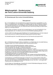 Parkordnung - UniversitÃƒÂ¤t Salzburg