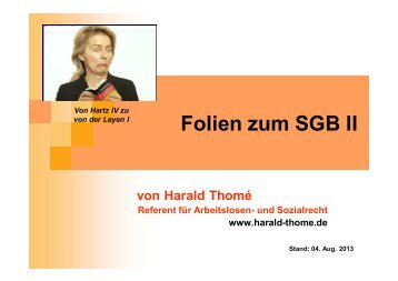 (Microsoft PowerPoint - SGB II-Folien 05.08 ... - SBH - Agentur eV