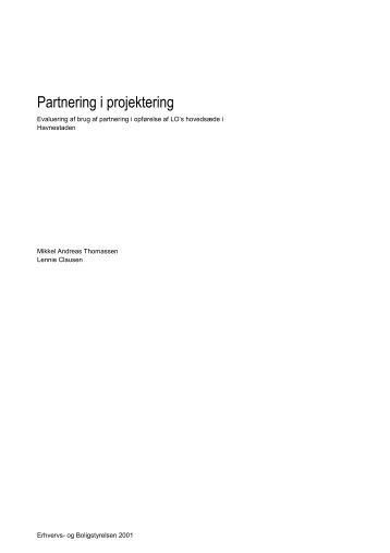 Partnering i projektering
