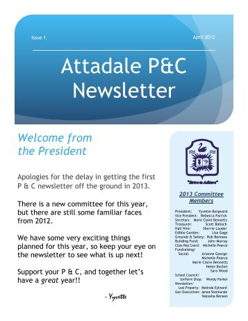 Issue 1 - Attadale Primary School