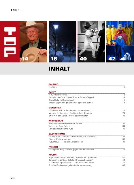 2011-01 | Frühjahr: TOP Magazin Dortmund
