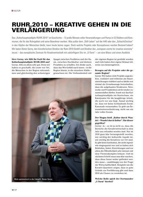 2011-01 | Frühjahr: TOP Magazin Dortmund