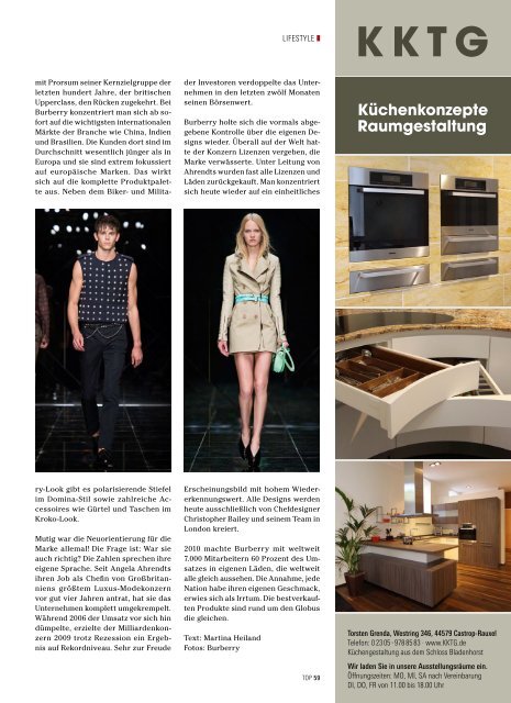 2011-01 | Frühjahr: TOP Magazin Dortmund