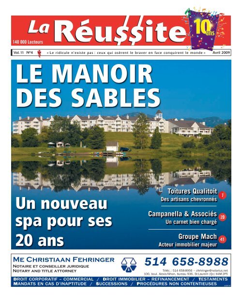 La Reussite V11N4.pdf - La RÃƒÂ©ussite