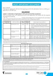 Download Form - SBI Credit Card India