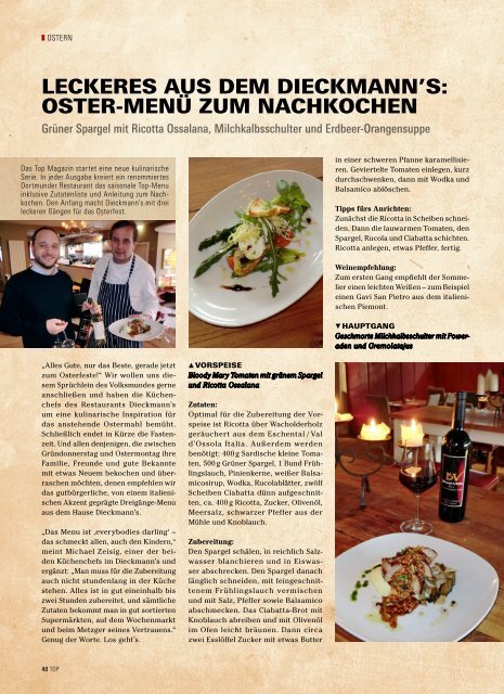 2013-01 | Frühjahr: TOP Magazin Dortmund