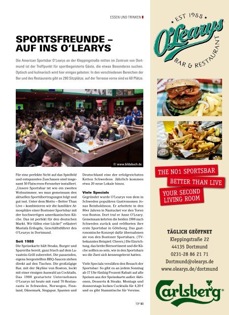 2013-01 | Frühjahr: TOP Magazin Dortmund