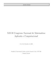 XXVII Congresso Nacional de MatemÃƒÂ¡tica Aplicada e ... - sbmac