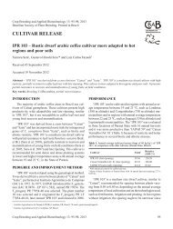 CULTIVAR RELEASE - SBMP