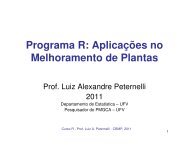 Programa R â€“ Prof. Luiz Alexandre Peternelli - SBMP