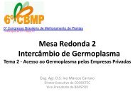 Acesso ao Germoplasma - SBMP