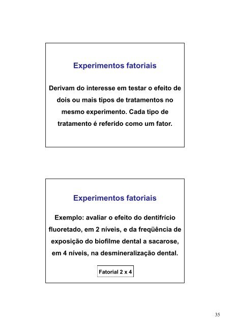 A ESCOLHA DO MÃƒÂ‰TODO ESTATÃƒÂSTICO - SBPqO