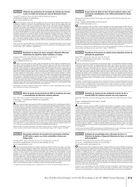 Brazilian Oral Research - Sociedade Brasileira de Pesquisa ...